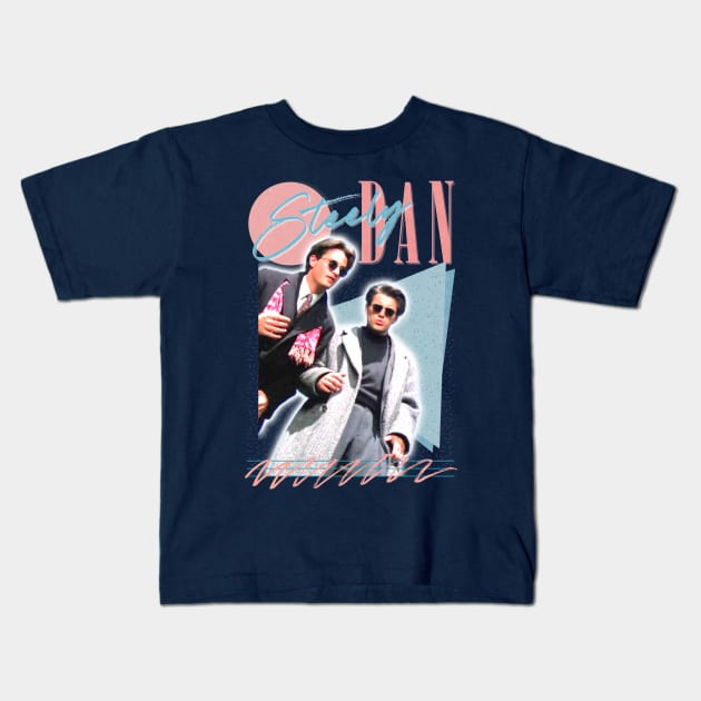 Steely Dan /// Retro Aesthetic Meme Design Kids T-Shirt by DankFutura